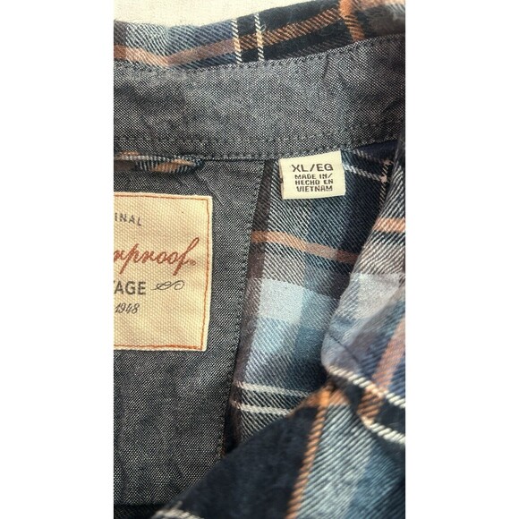 Weatherproof Vintage XL Plaid Flannel Shirt Button-Down Longsleeve‎ - Picture 4 of 7